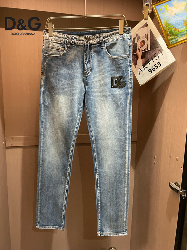 Wholesale High quality Men's D.olce Gabbana Replica Denim Jeans for sale