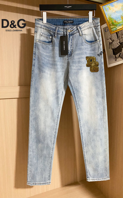 Wholesale High quality Men's D.olce Gabbana Replica Denim Jeans for sale