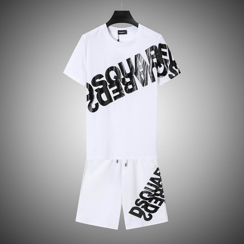 Wholesale Cheap Dsq Short Sleeve Replica Casual Tracksuit for sale