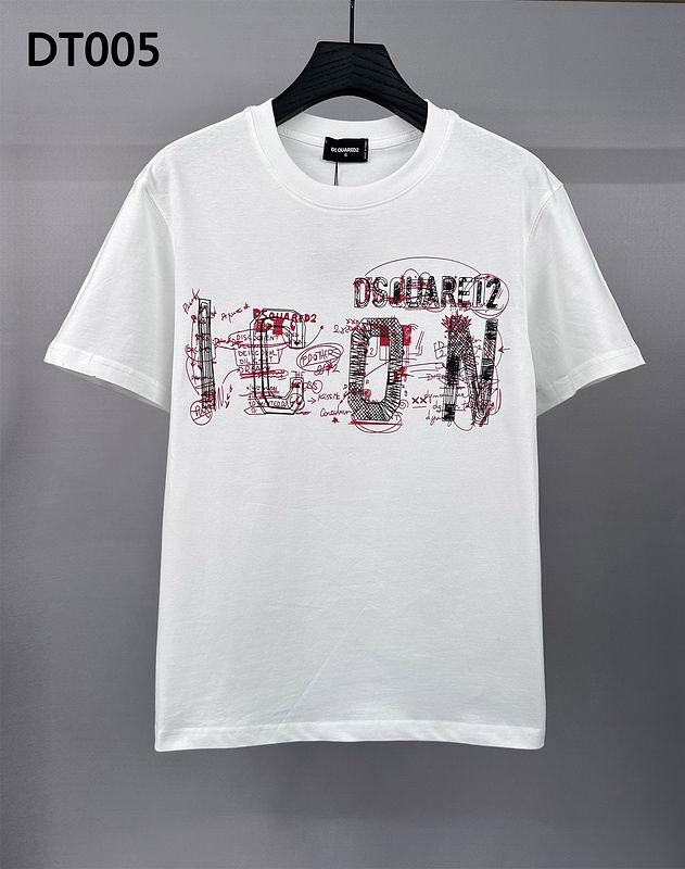 Wholesale Cheap Dsq Casual Short Sleeve Replica Designer T-shirts for sale