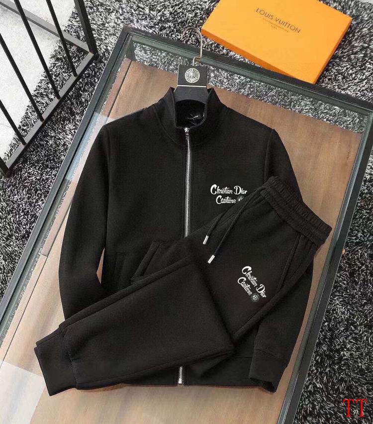 Wholesale Cheap D.ior Long Sleeve Replica Designer Tracksuits set for sale
