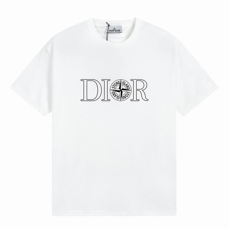 Wholesale Cheap Fashion D.ior Short Sleeve Replica T Shirts for sale