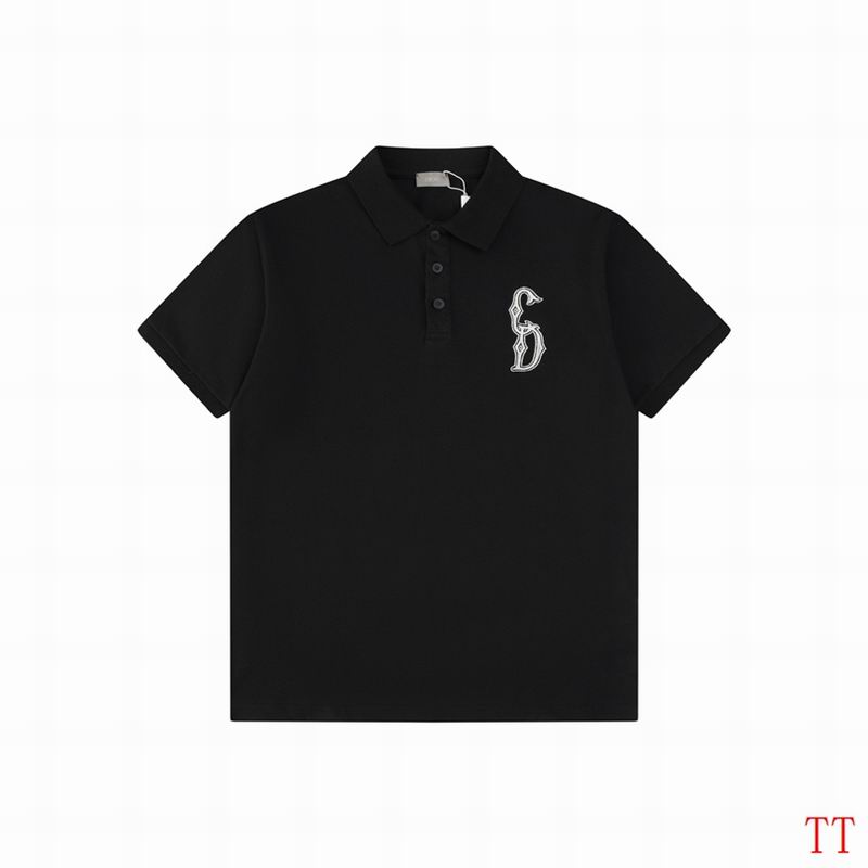 Wholesale Cheap D.ior Short Sleeve Lapel Replica T Shirts for sale