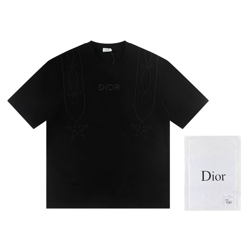 Wholesale High-quality Women's D.ior Short Sleeve Crew Neck Replica Designer T-Shirts for sale