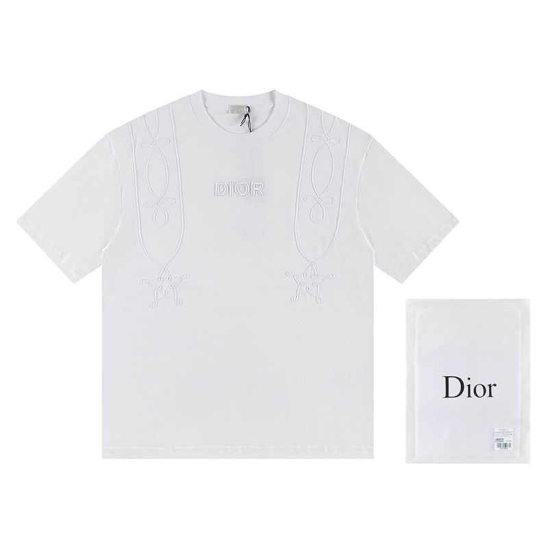 Wholesale High-quality Women's D.ior Short Sleeve Crew Neck Replica Designer T-Shirts for sale