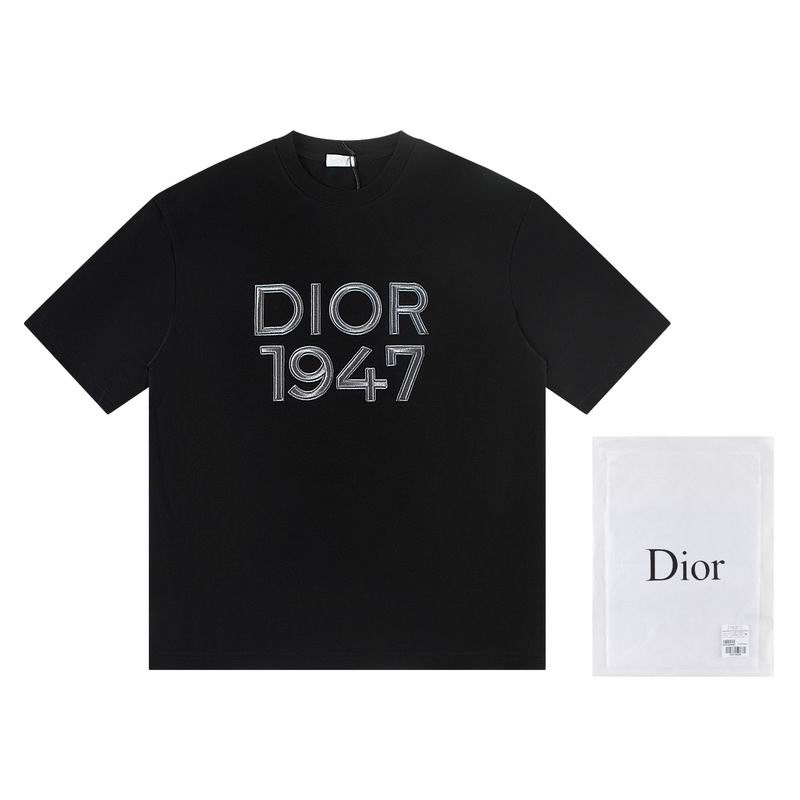 Wholesale High-quality Women's D.ior Short Sleeve Crew Neck Replica Designer T-Shirts for sale