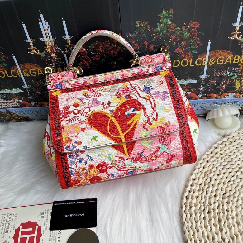 Wholesale AAA quality D.olce Gabbana Sicily  Leather Tote Shoulder Replica Bags for Sale