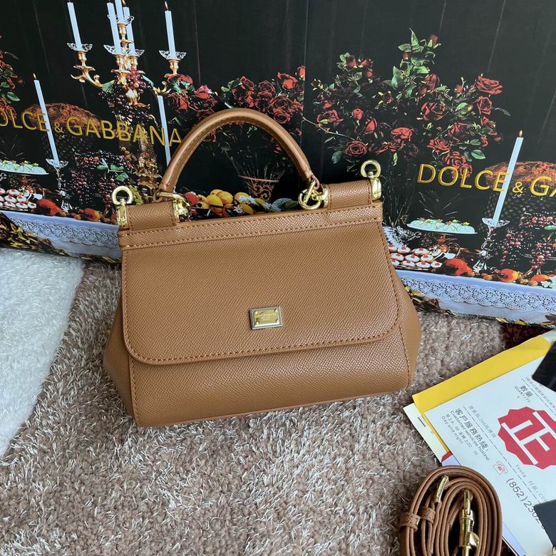 Wholesale AAA quality Fashion D.olce Gabbana Sicily  Leather Tote Shoulder Replica Bags for Sale