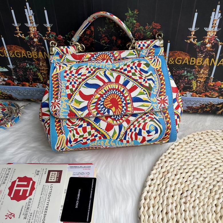 Wholesale AAA quality D.olce Gabbana Sicily  Leather Tote Shoulder Replica Bags for Sale
