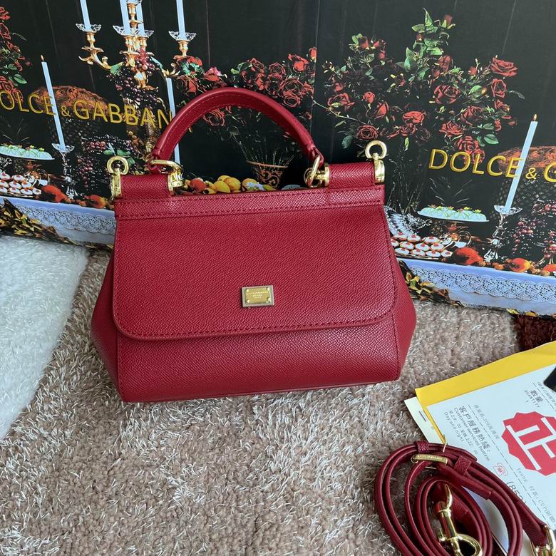 Wholesale AAA quality Fashion D.olce Gabbana Sicily  Leather Tote Shoulder Replica Bags for Sale