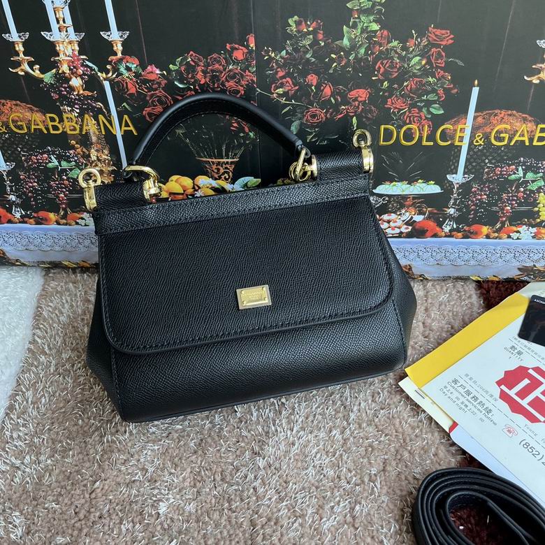 Wholesale AAA quality Fashion D.olce Gabbana Sicily  Leather Tote Shoulder Replica Bags for Sale