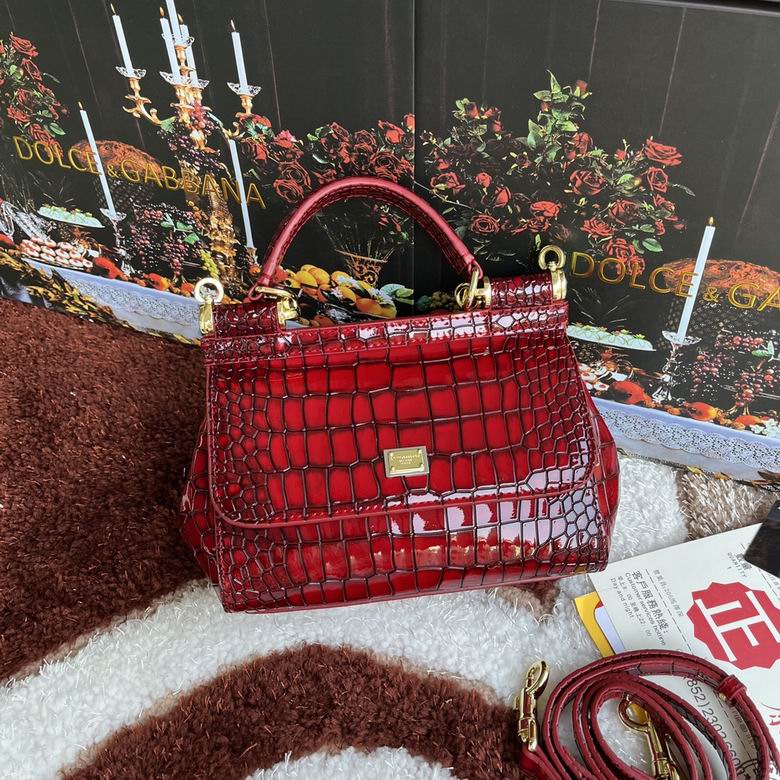Wholesale AAA quality D.olce Gabbana Sicily Tote Shoulder Leather Replica Bags for Sale