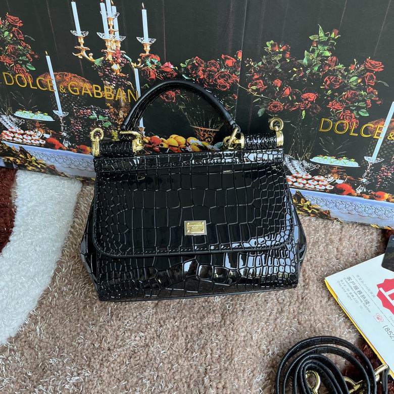 Wholesale AAA quality D.olce Gabbana Sicily Tote Shoulder Leather Replica Bags for Sale
