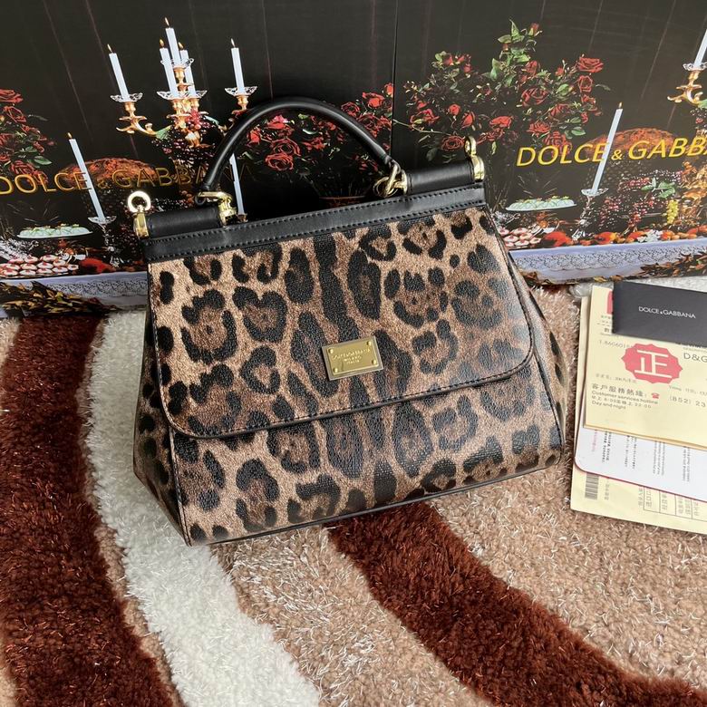 Wholesale AAA quality D.olce Gabbana Sicily Tote Shoulder Leather Replica Bags for Sale