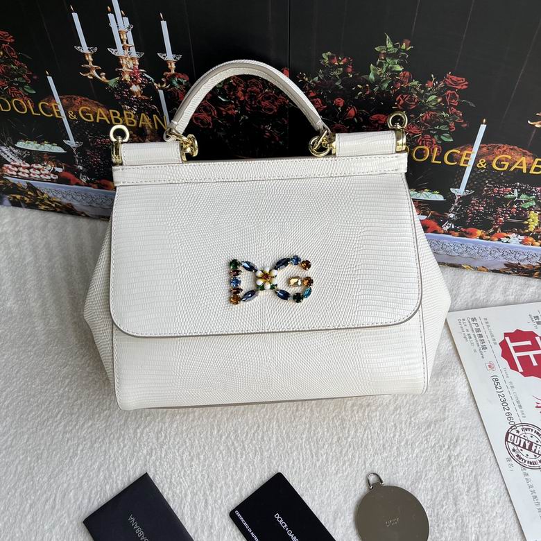 Wholesale AAA quality D.olce Gabbana Sicily Tote Shoulder Leather Replica Bags for Sale