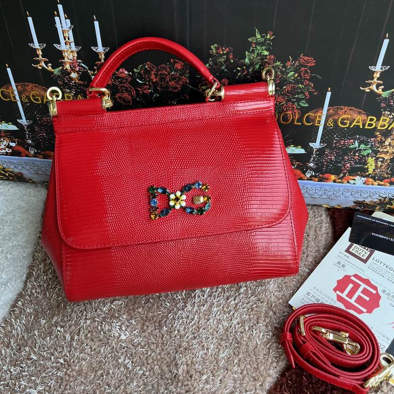 Wholesale AAA quality D.olce Gabbana Sicily Tote Shoulder Leather Replica Bags for Sale