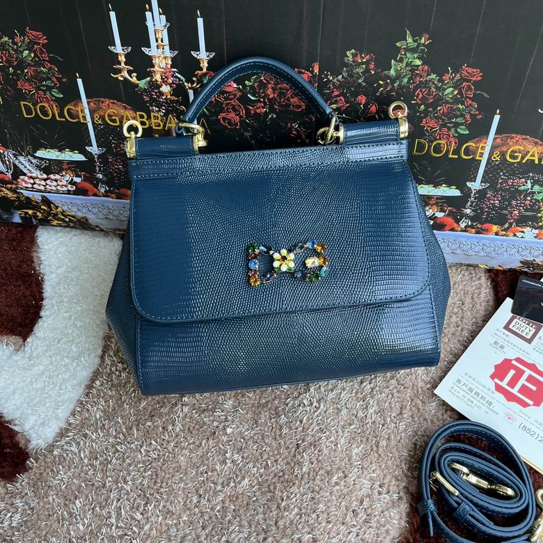 Wholesale AAA quality D.olce Gabbana Sicily Tote Shoulder Leather Replica Bags for Sale