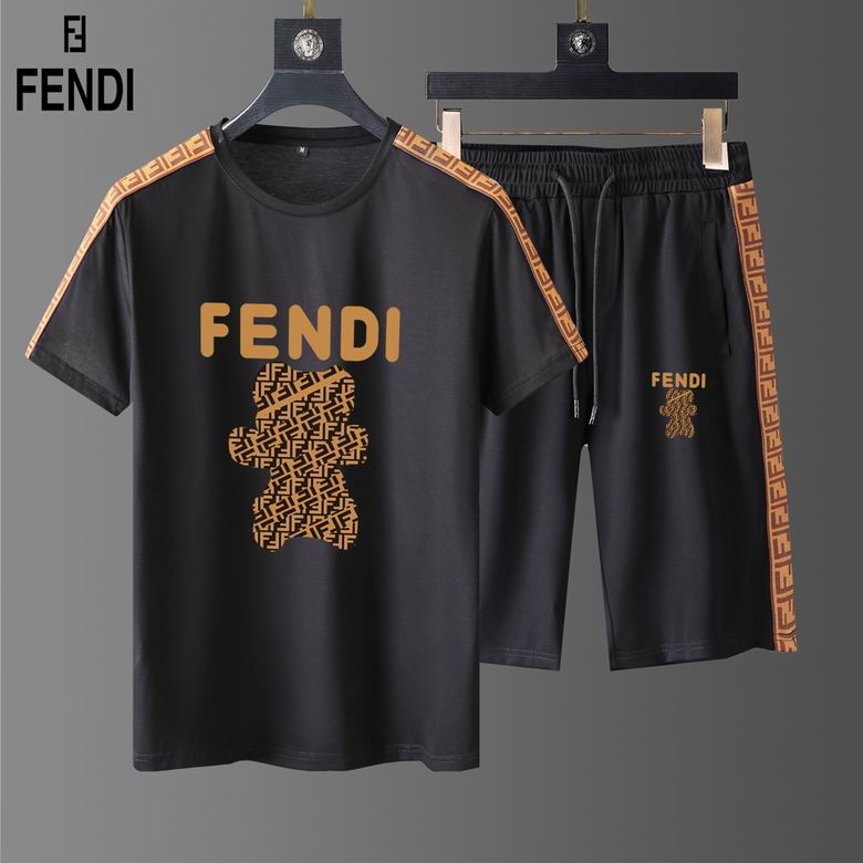Wholesale Cheap F endi Short Sleeve Tracksuits for Sale