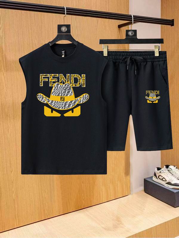 Wholesale Cheap Fendi Short Replica Designer Tracksuits for sale