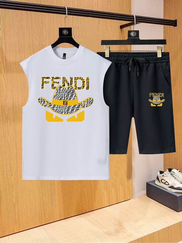 Wholesale Cheap Fendi Short Replica Designer Tracksuits for sale