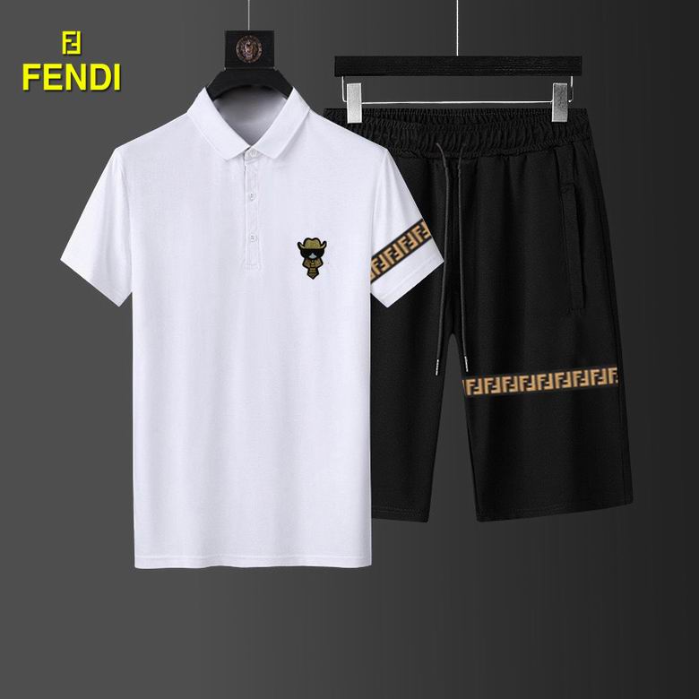 Wholesale Cheap F.endi Short Sleeve Replica Tracksuits for Sale