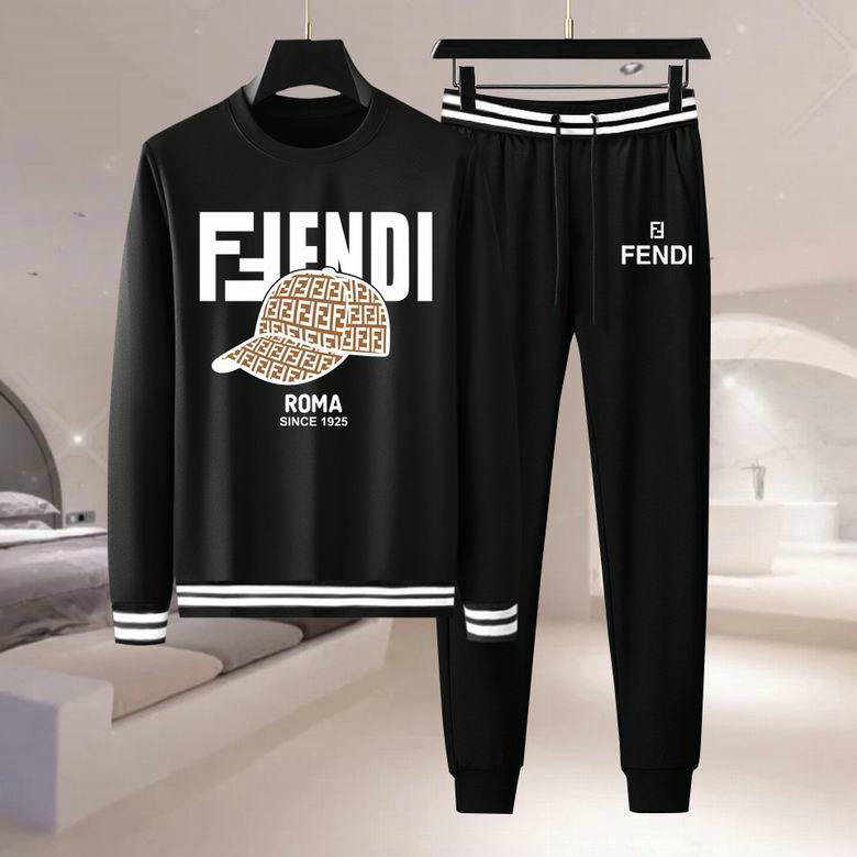 Wholesale Cheap F endi Long Sleeve Tracksuits for Sale