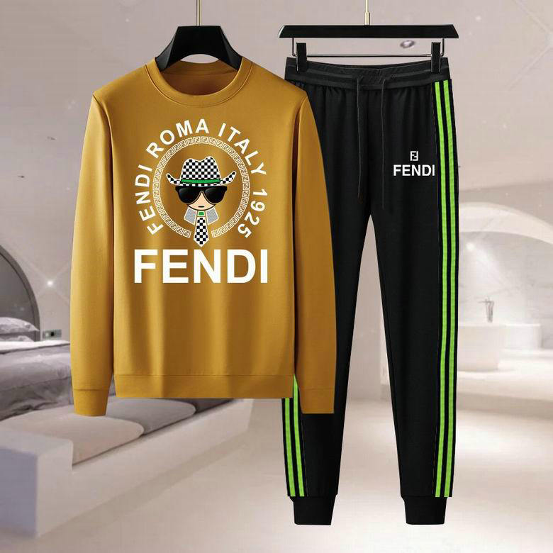 Wholesale Cheap F endi Long Sleeve Tracksuits for Sale