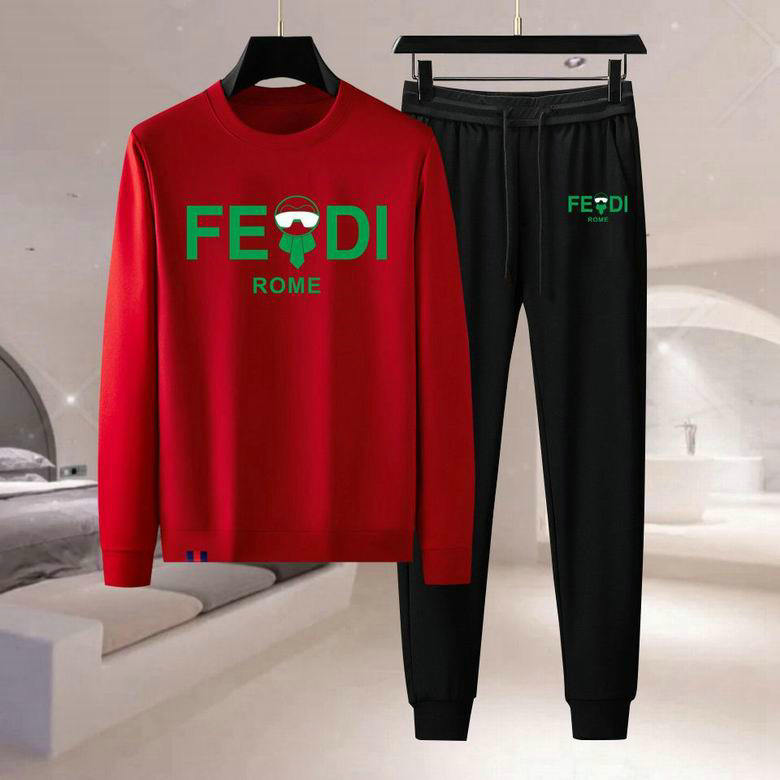 Wholesale Cheap F endi Long Sleeve Tracksuits for Sale