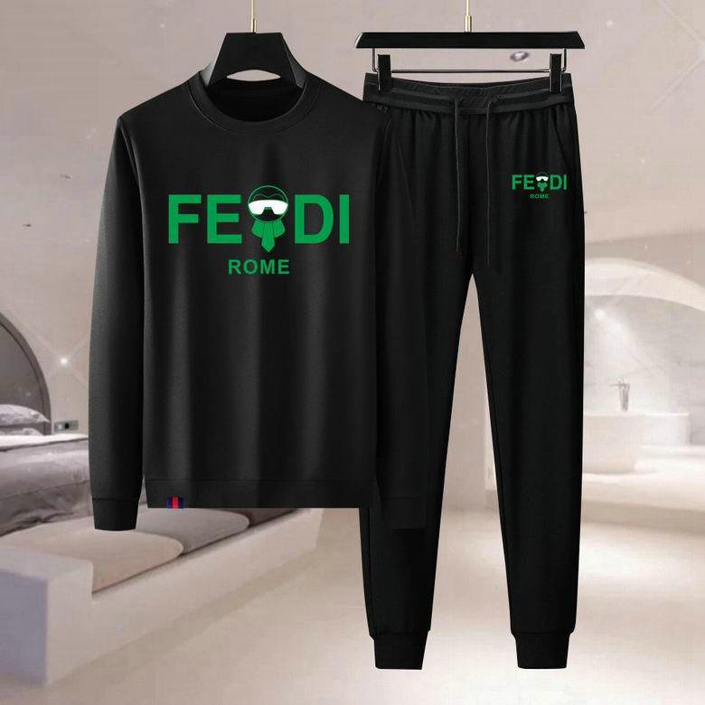 Wholesale Cheap F endi Long Sleeve Tracksuits for Sale