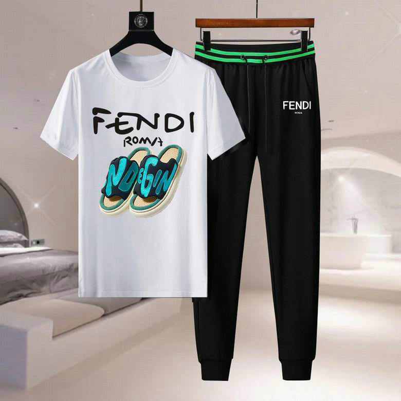 Wholesale Cheap F endi Short Sleeve Tracksuits for Sale