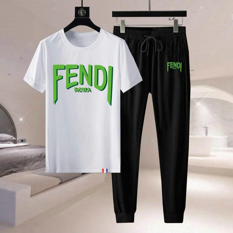 Wholesale Cheap F endi Short Sleeve Tracksuits for Sale