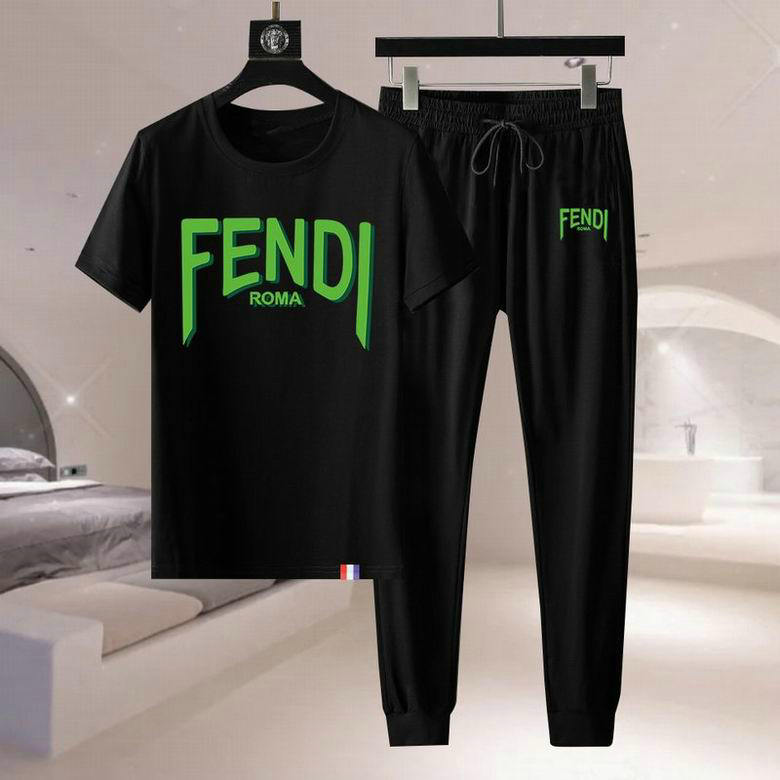 Wholesale Cheap F endi Short Sleeve Tracksuits for Sale