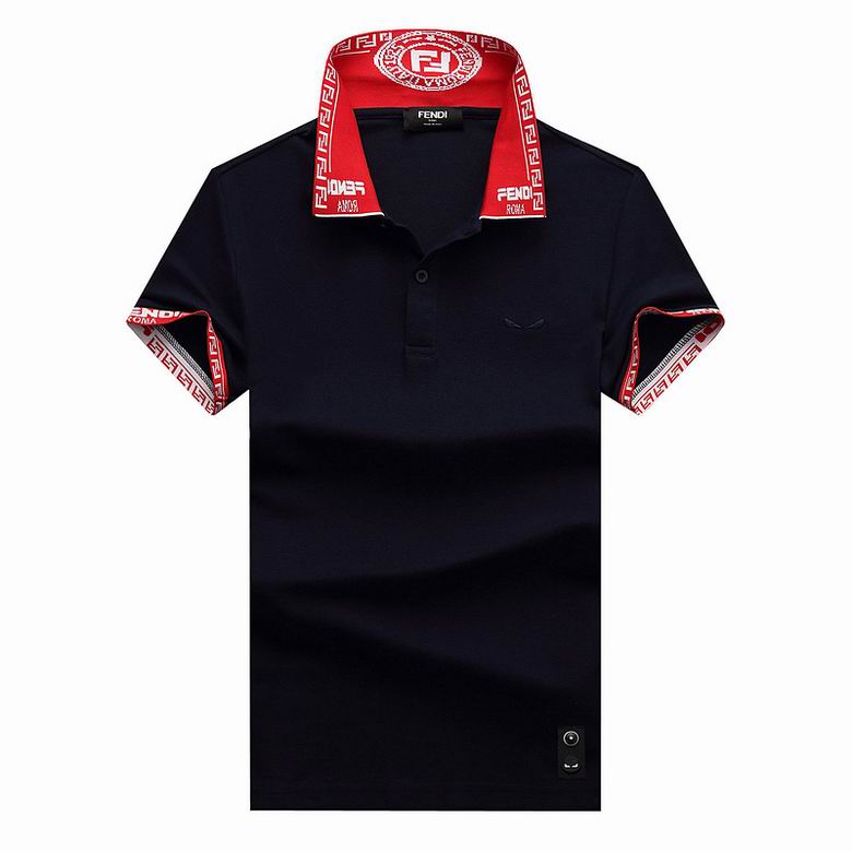 Wholesale Cheap F endi Short Sleeve POLO T Shirts for Sale
