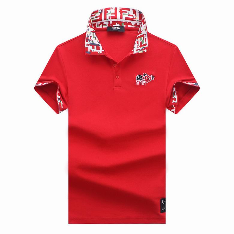 Wholesale Cheap F endi Short Sleeve POLO T Shirts for Sale