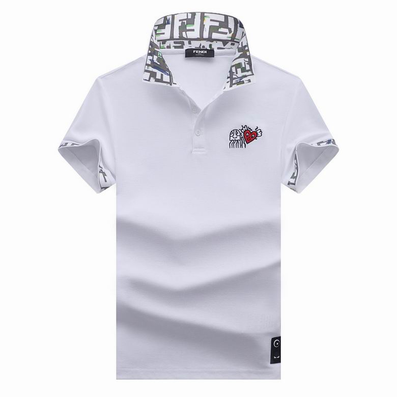 Wholesale Cheap F endi Short Sleeve POLO T Shirts for Sale