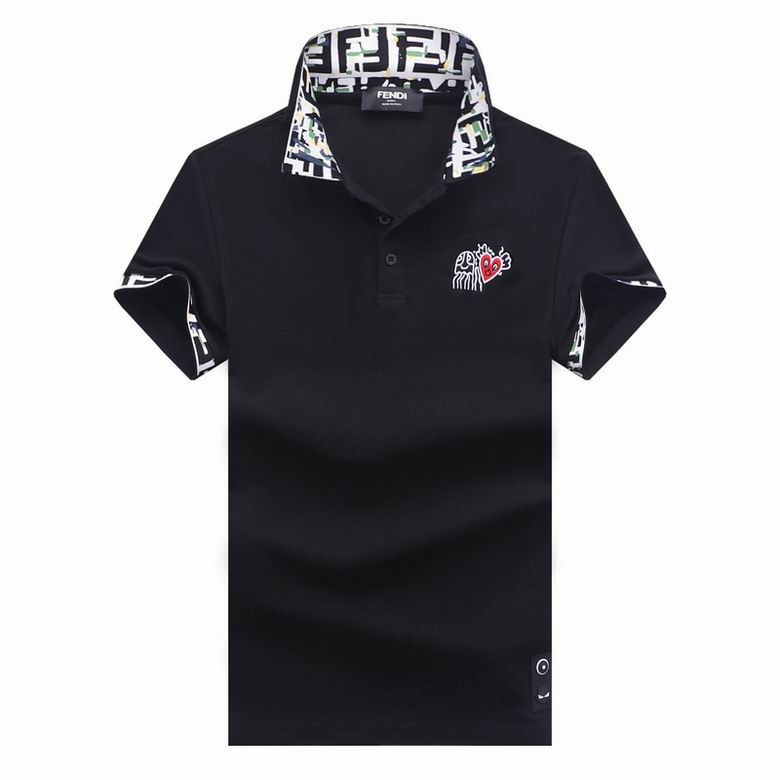 Wholesale Cheap F endi Short Sleeve POLO T Shirts for Sale