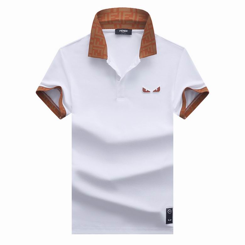 Wholesale Cheap F endi Short Sleeve POLO T Shirts for Sale