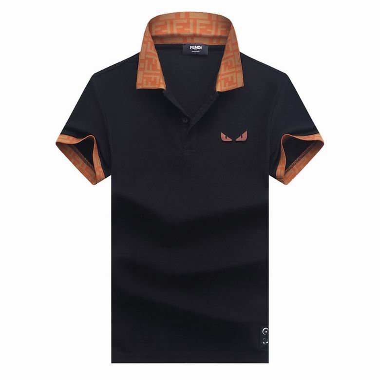 Wholesale Cheap F endi Short Sleeve POLO T Shirts for Sale