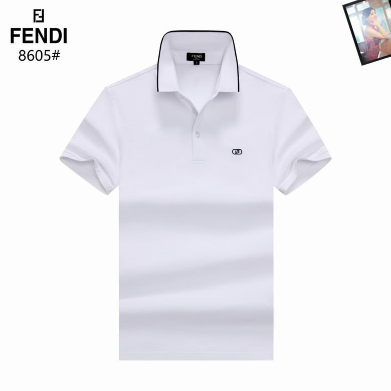Wholesale High-quality Brands F.endi Short Sleeve Lapel Replica Designer T-Shirts for sale