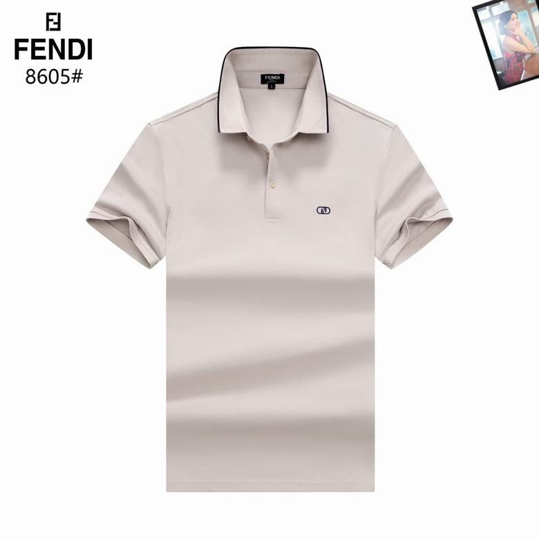 Wholesale High-quality Brands F.endi Short Sleeve Lapel Replica Designer T-Shirts for sale