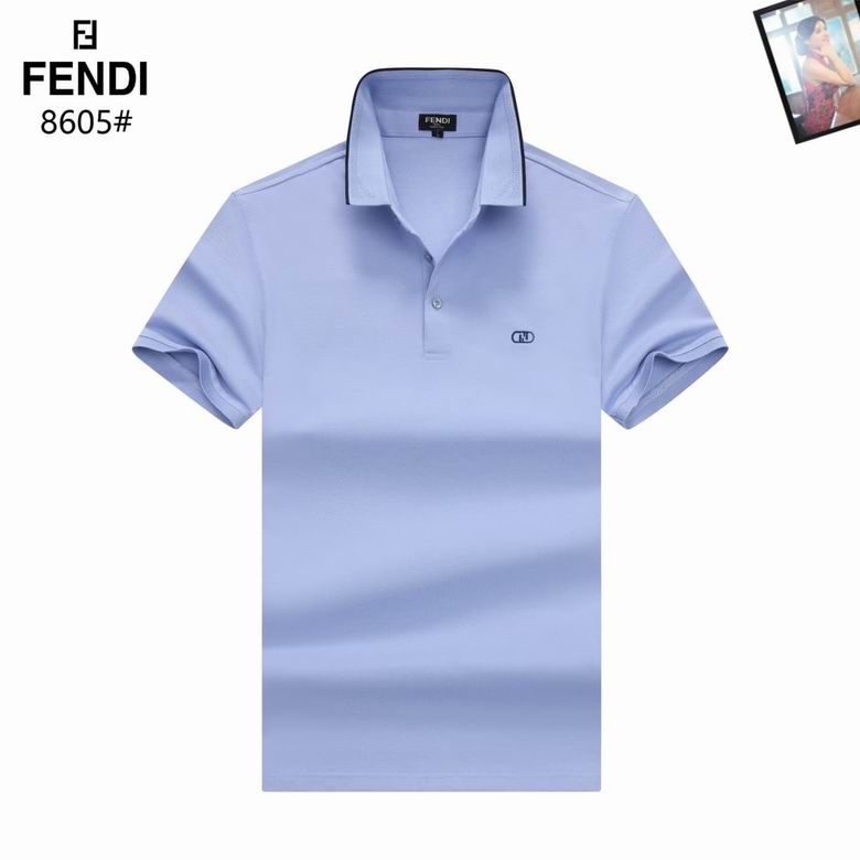 Wholesale High-quality Brands F.endi Short Sleeve Lapel Replica Designer T-Shirts for sale