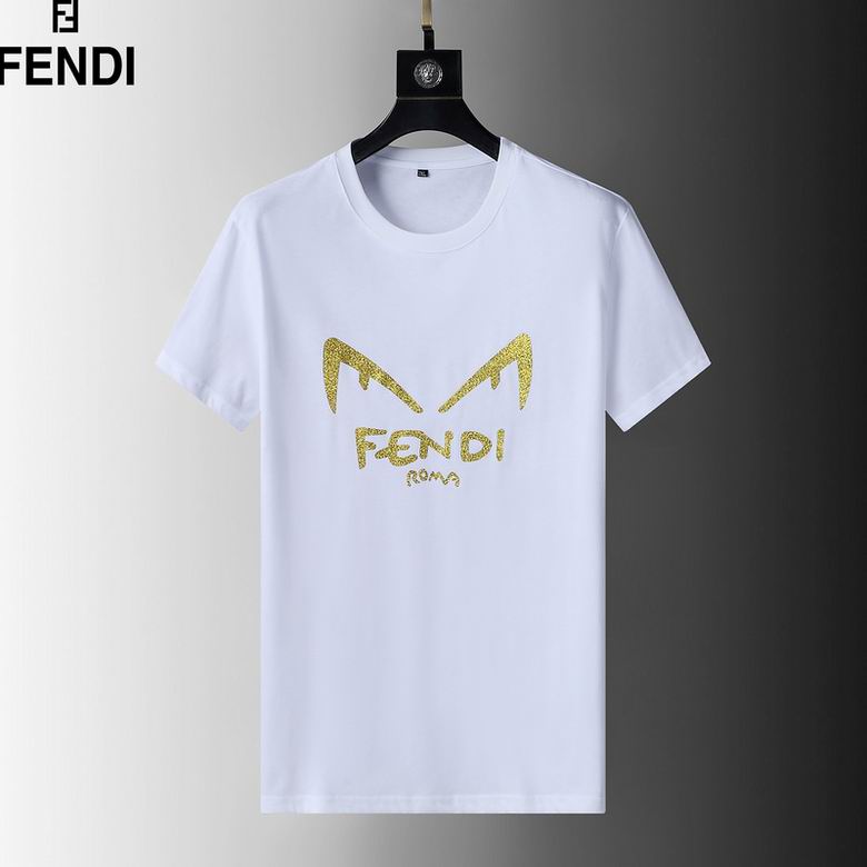 Wholesale Cheap F endi mens Short Sleeve T-Shirts for Sale