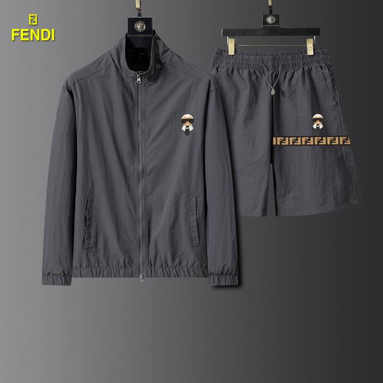 Wholesale High-quality Brands F.endi Short Sleeve Replica Designer Tracksuits for sale