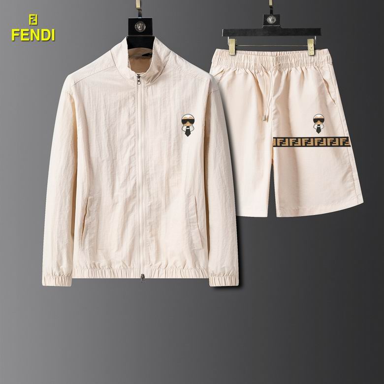 Wholesale High-quality Brands F.endi Short Sleeve Replica Designer Tracksuits for sale