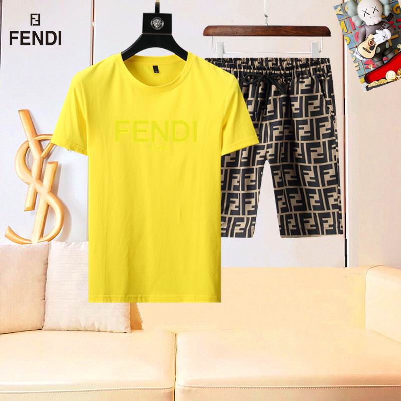 Wholesale High-quality Brands F.endi Short Sleeve Replica Designer Tracksuits for sale