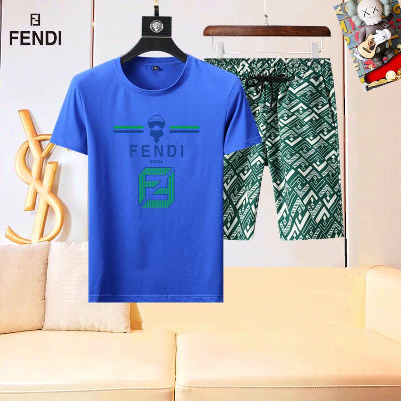 Wholesale High-quality Brands F.endi Short Sleeve Replica Designer Tracksuits for sale