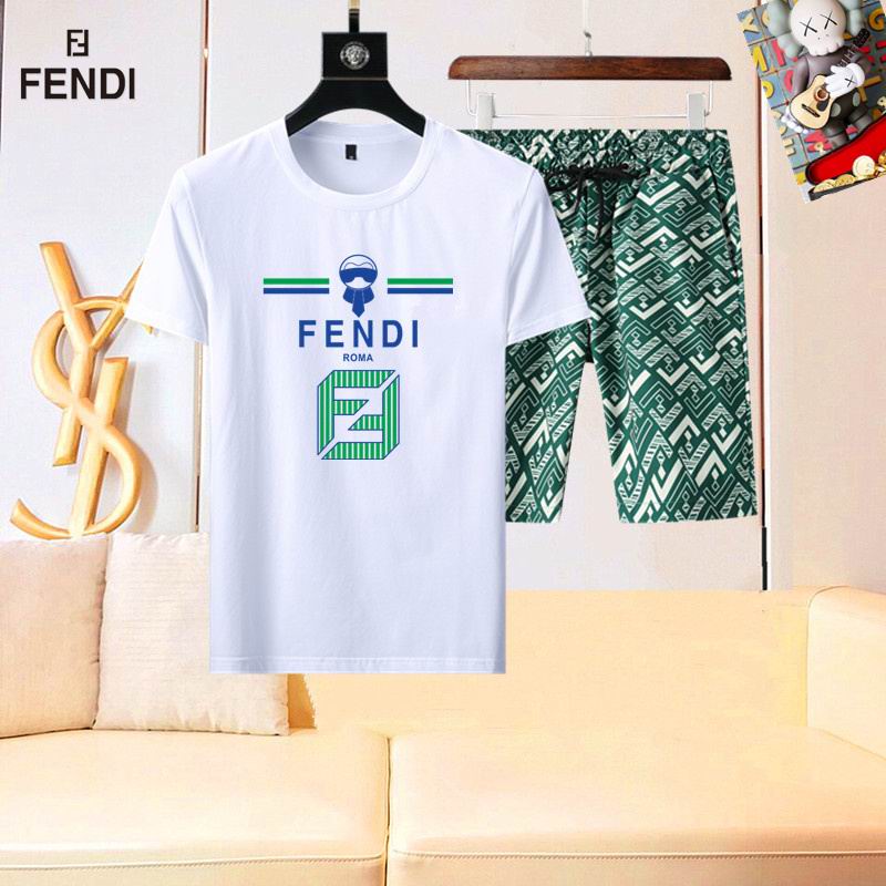 Wholesale High-quality Brands F.endi Short Sleeve Replica Designer Tracksuits for sale