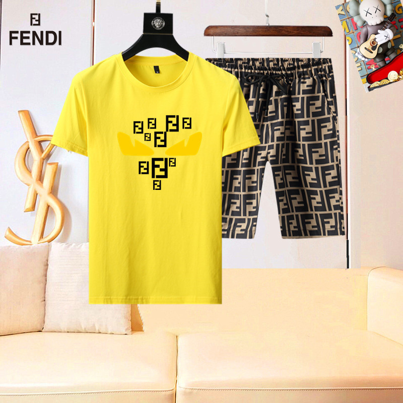 Wholesale High-quality Brands F.endi Short Sleeve Replica Designer Tracksuits for sale
