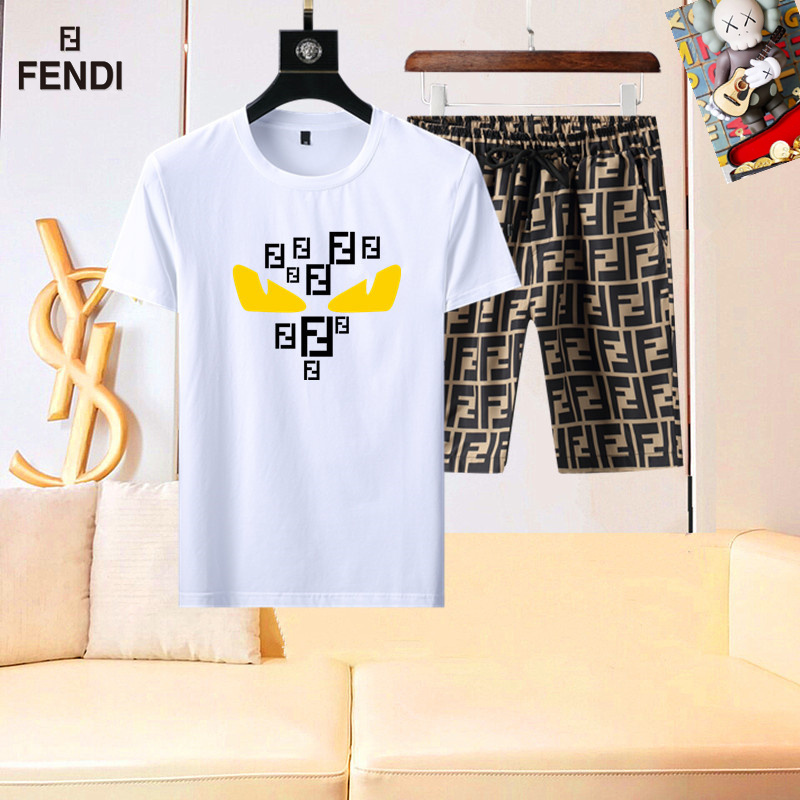 Wholesale High-quality Brands F.endi Short Sleeve Replica Designer Tracksuits for sale