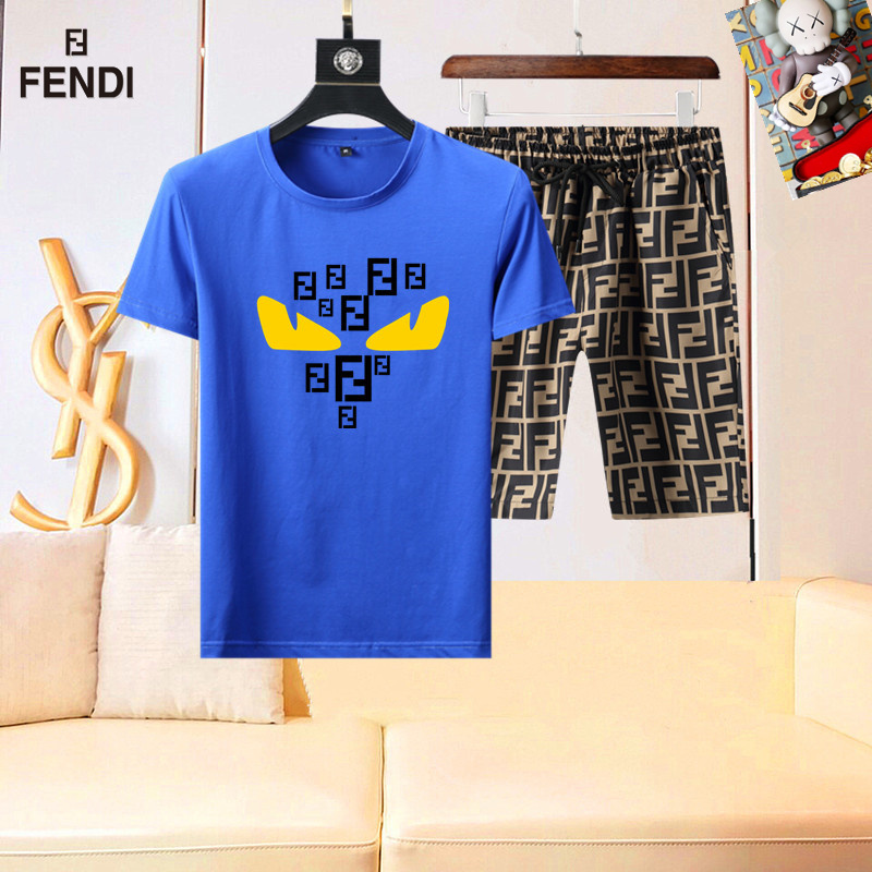 Wholesale High-quality Brands F.endi Short Sleeve Replica Designer Tracksuits for sale